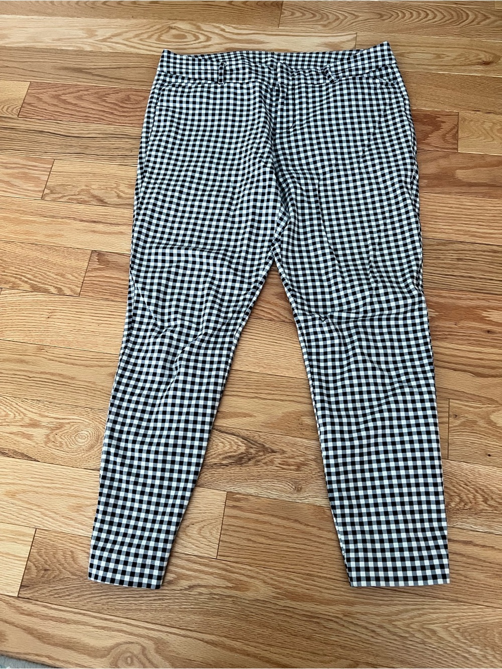 Old Navy Black and White Gingham Pants